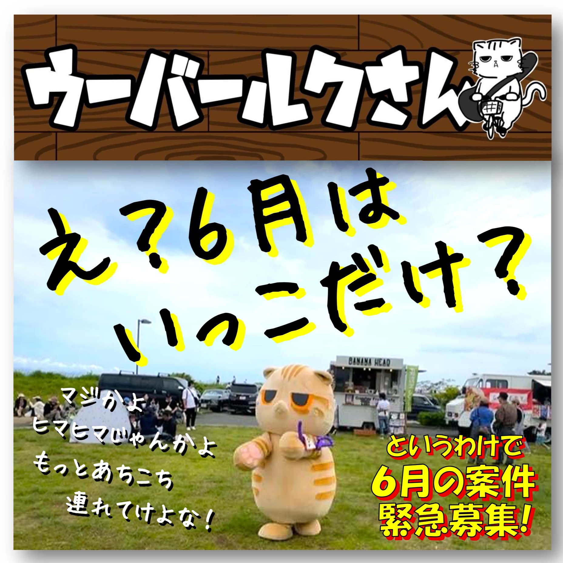 ■6月案件緊急募集■　ウーバールクさん