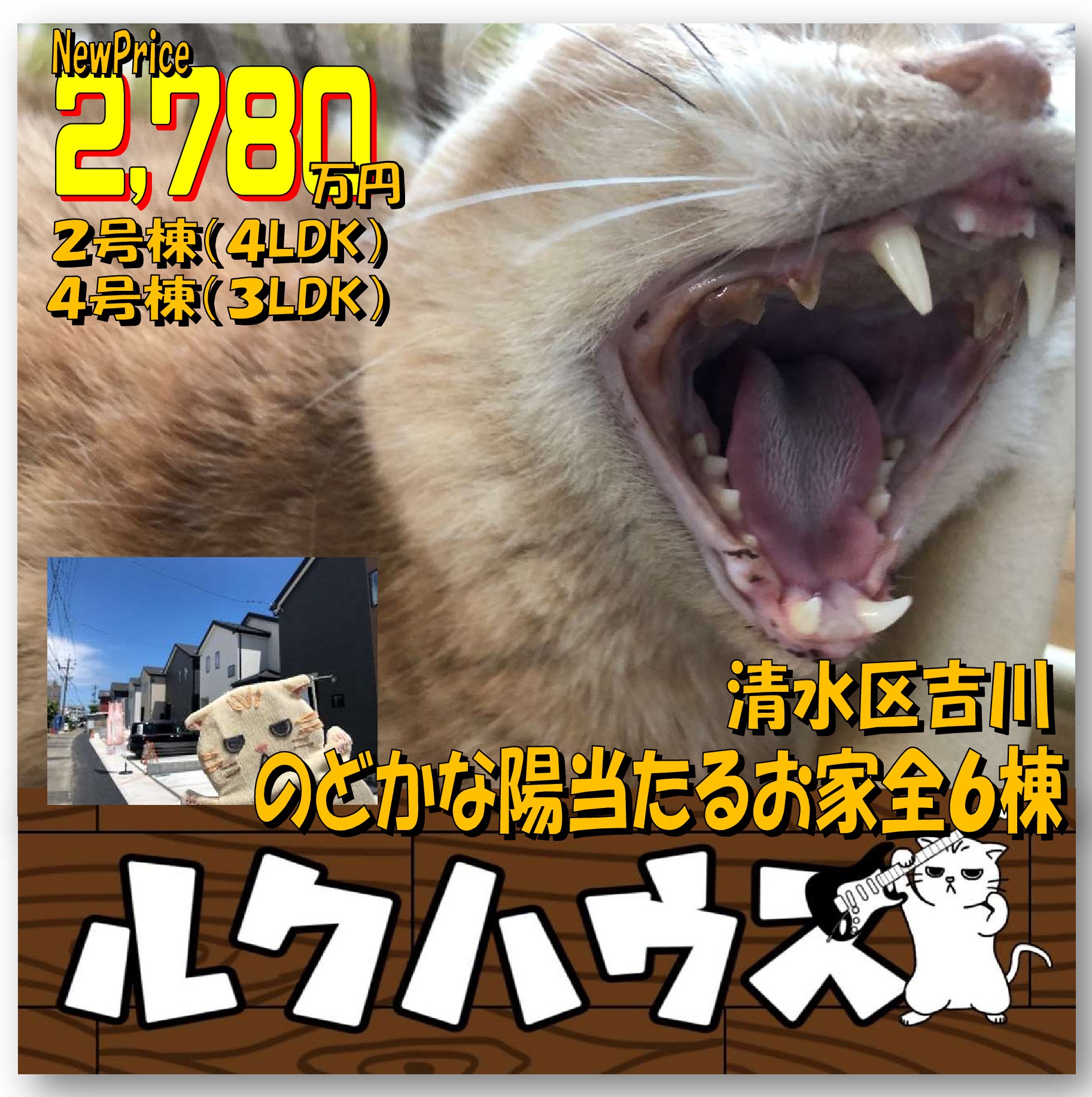 ■え！早くもニュープライス■　清水区吉川・のどかな陽当たるお家は2780万円から！